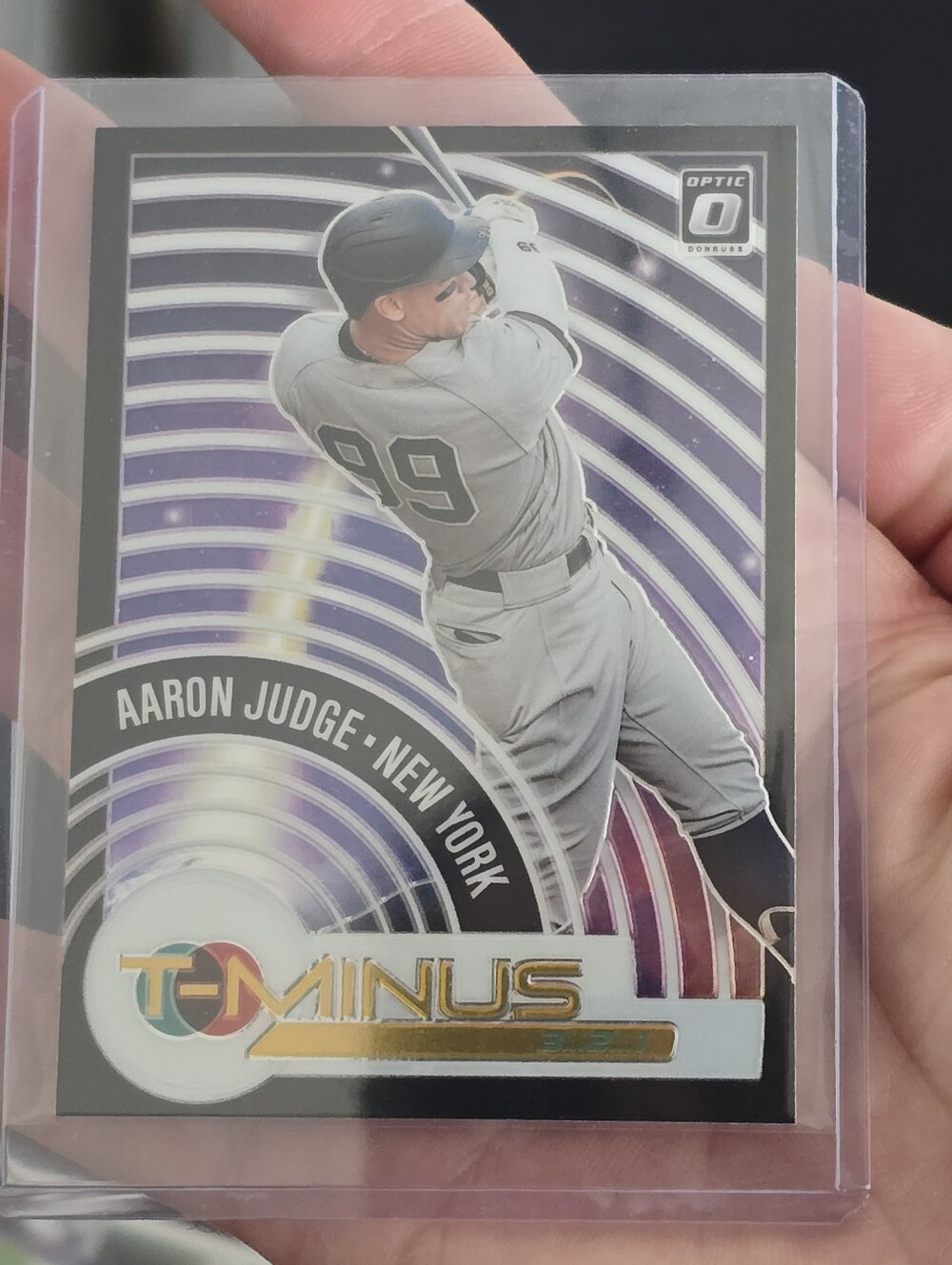2021 Panini Donruss Optic T-Minus 3, 2, 1 Aaron Judge #TM14 Holo Prizm